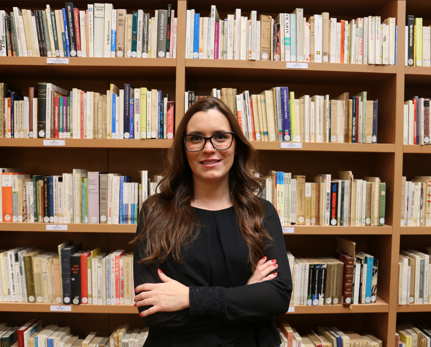 Cátia Pontedeira a intervir numa conferência científica